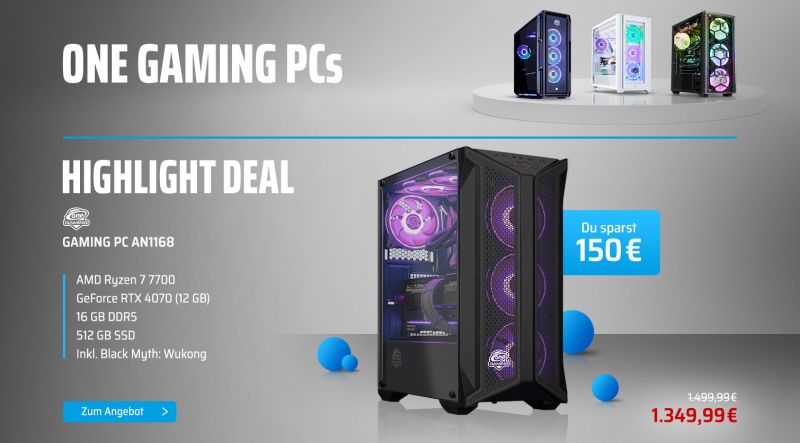 ONE Deals PC-Systeme im Sale